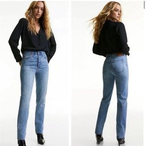 Denim Forum Aritzia Nina Stovepipe Highwaist Jeans, Size 23